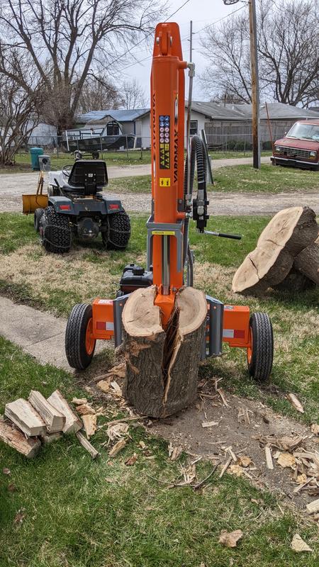 Yard machines 25 ton best sale log splitter