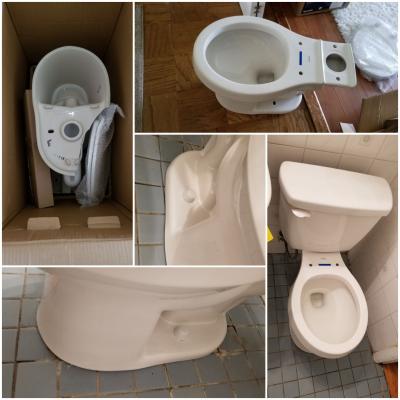 Project Source Colby White Round Standard height 2-piece