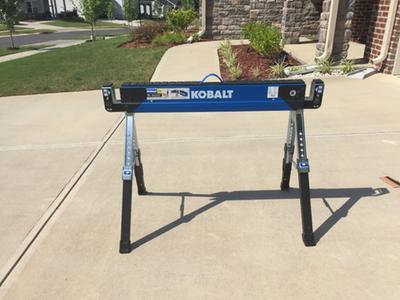 Kobalt 42 online adjustable sawhorse