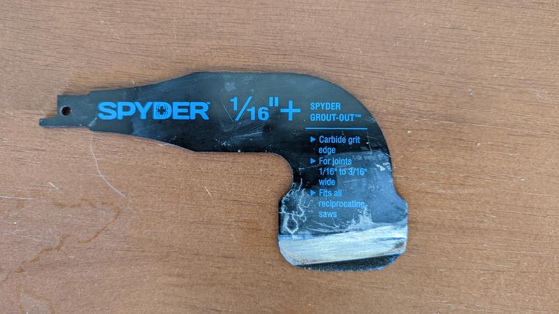 Spyder discount grout out