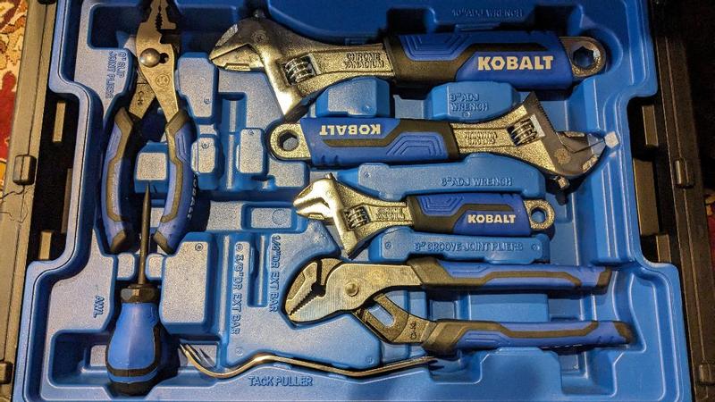 Kobalt 100-Piece Household Tool Set with Hard Case in the