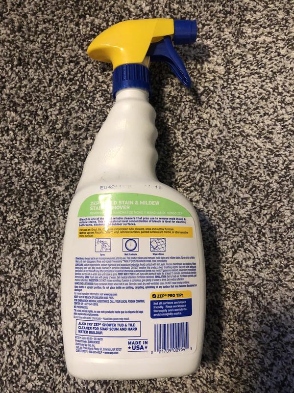 Zep 32 Oz. Mold & Mildew Stain Remover Spray - Thomas Do-it Center