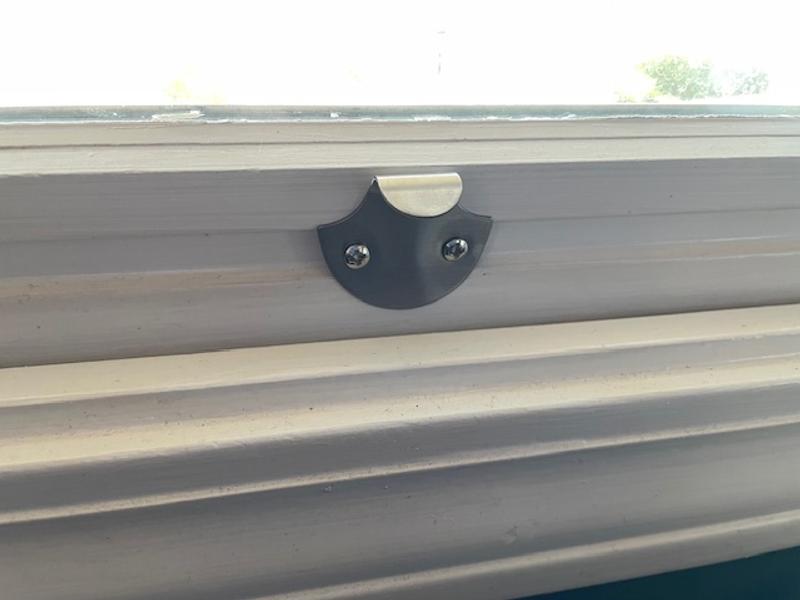 Franklin Brass 0.96-in Satin nickel Steel Sliding Window Sash Lift in ...