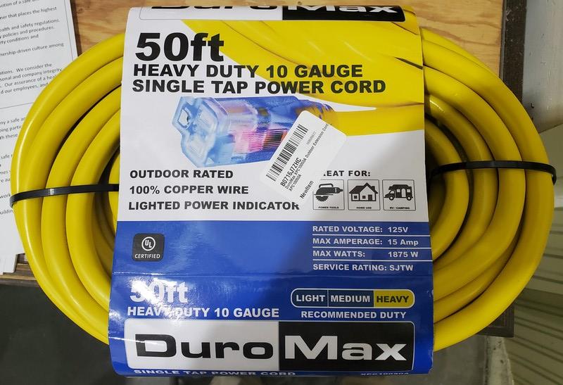 pizety 10 Gauge 3-Wire Ground Contractor 25ft 10 Gauge Power Extension Cord 10/3 Plug Outdoor Extra Heavy Duty Extension Cord Professional Series 10