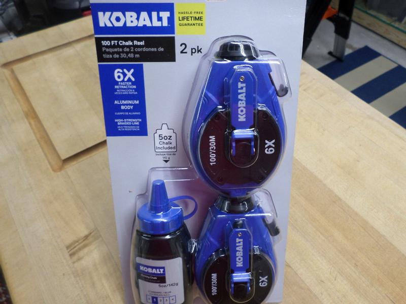 Kobalt 6:1 2-Pack 100-ft Chalk Reel at