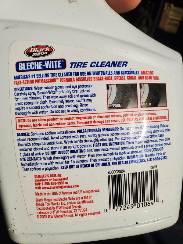 20 oz Westley's Bleach White Tire Cleaner Whitewalls Wheel – JT Outfitters