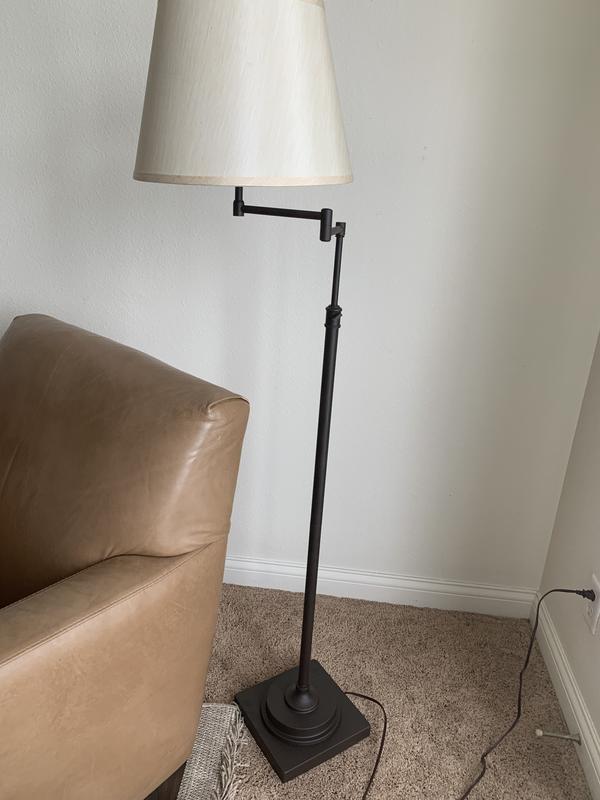 Stick swing deals arm floor lamp