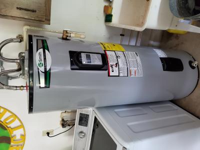 A.O. Smith Signature Premier 50-Gallon Tall 12-year Limited Warranty  5500-Watt Double Element Smart Electric Water Heater at Lowes.com