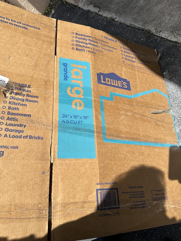 Lowe's 16-in W x 12-in H x 12-in D Classic Small Cardboard Moving