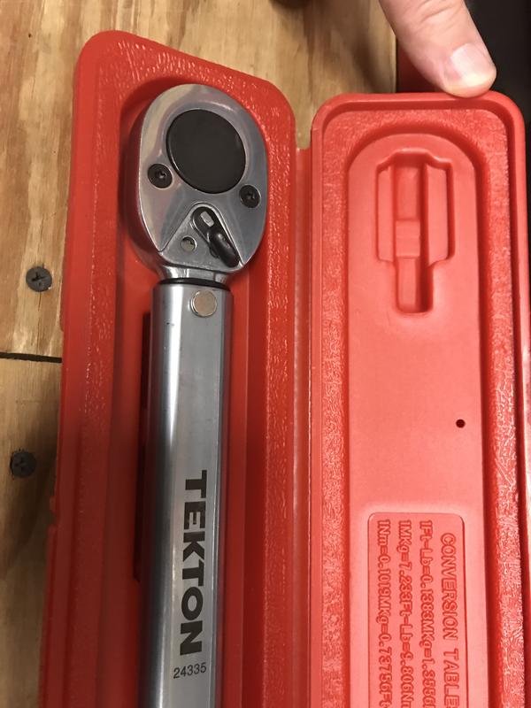 TEKTON 3/8 in. Drive Click Torque Wrench (10-80 ft.-lb.) 24330 - The Home  Depot