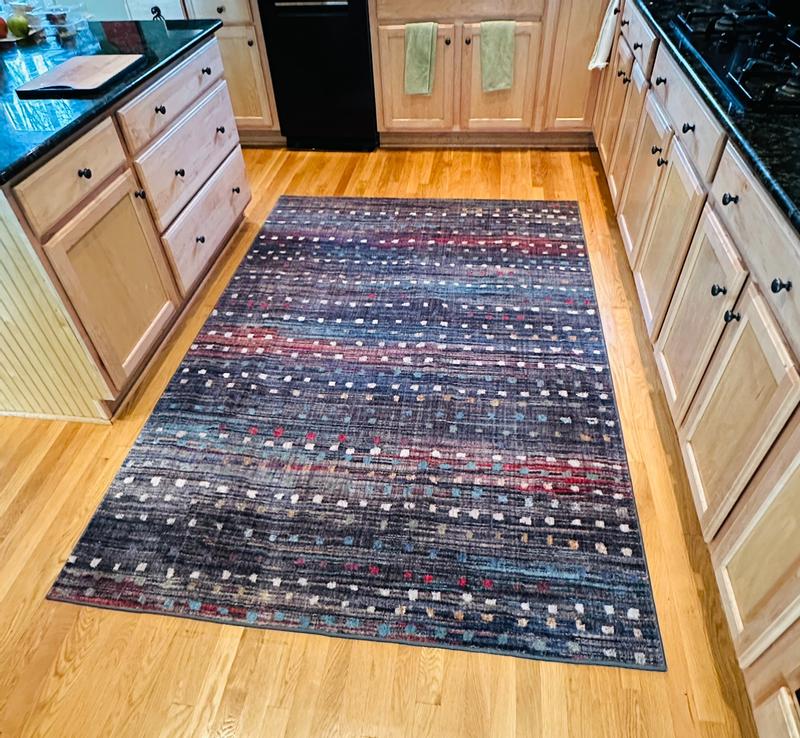 Origin 21 Pembrook 5 X 7 (ft) Grey Indoor Abstract Area Rug 91255 90122 ...
