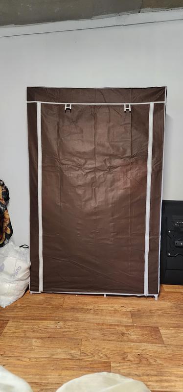 Winado Brown Steel Clothing Rack LO1G13000059 at Lowes.com