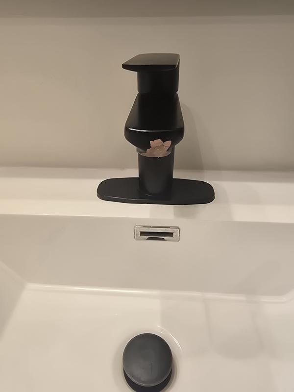 allen + roth Candace Chrome Single Hole 1-handle WaterSense
