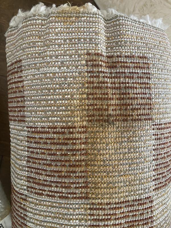 Balta 2 X 7 (ft) Burnt Orange Indoor Geometric Mid-century Modern ...