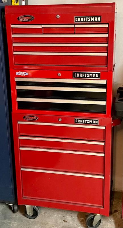 Craftsman Tool Box 26 6 Drawer Heavy-Duty Top Chest Storage Organizer Red  113606