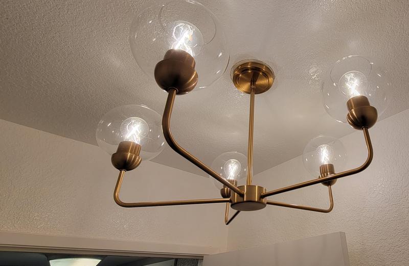 Origin 21 Soren 5-Light Gold Transitional Chandelier
