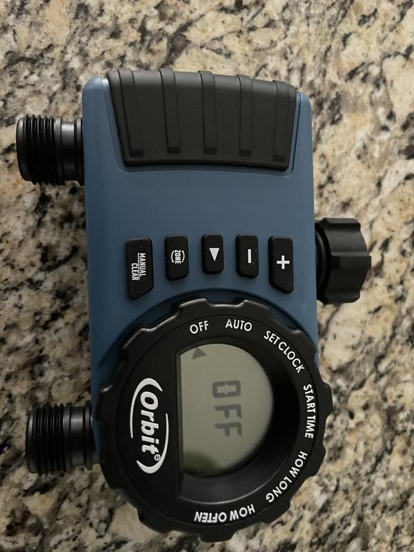Orbit 2 Output Port Stationary Digital Hose End Timer 24706 at Lowes.com