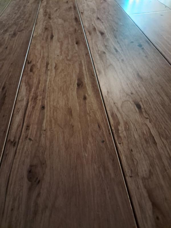 Cali Bamboo (Sample) Fossilized Mocha Eucalyptus Smooth/Traditional Waterproof Hardwood Flooring