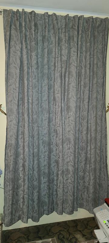 Dorma Hydrangea Blackout Blue Pencil Pleat Curtains – Two Birds Home