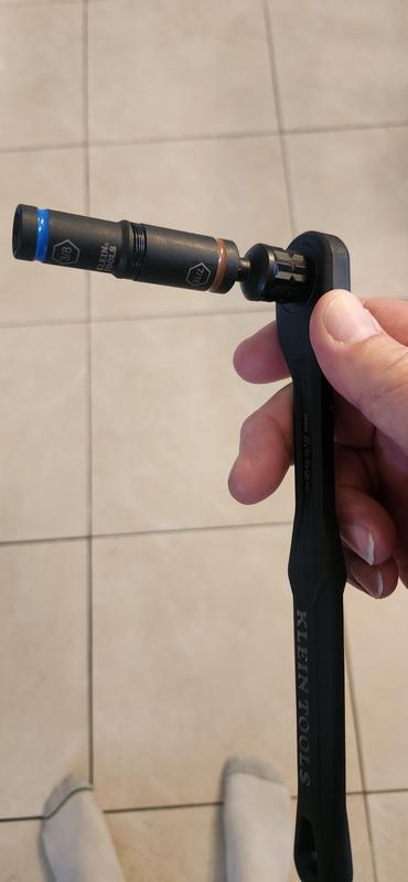 Klein Tools KNECT Flip-24 Deep-Well, Heavy-Duty Impact Socket Set