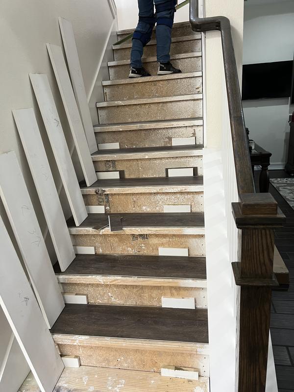 Stairtek 36.0-Inches x 7.25-Inches x 0.75-Inches Primed Wood Stair ...