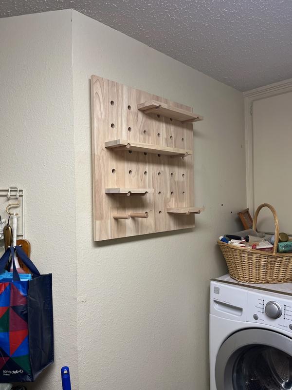 Block's Large Pegboard with Wooden Pegs — Tools and Toys