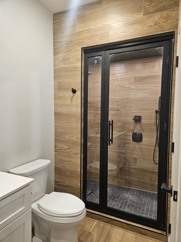 allen + roth Maui Honey 8-in x 32-in Matte Porcelain Wood Look