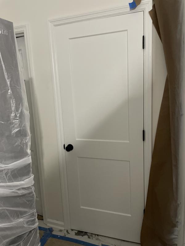 RELIABILT 30-in x 80-in Hollow Core 2-panel Left Hand Molded Composite ...