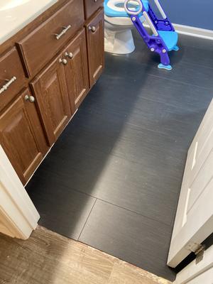 LVP - Pro 8-Piece 12-in x 24-in Twilight Interlocking Vinyl Tile