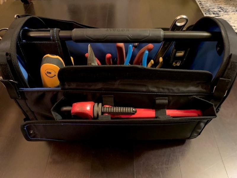 Plumbers discount tool bag