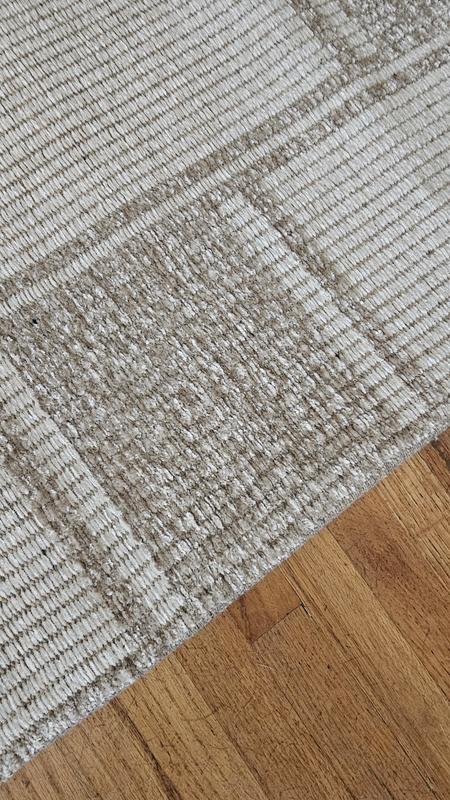 allen + roth Sahara Checkmate 5 x 8 (ft) Loomed Polyester Prairie Taupe ...