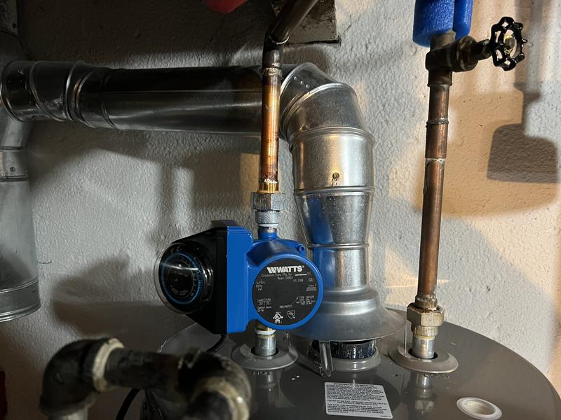 Watts Hrws Steel Recirculating Pump Universal Water Heater in the Water  Heater Accessories department at Lowes.com