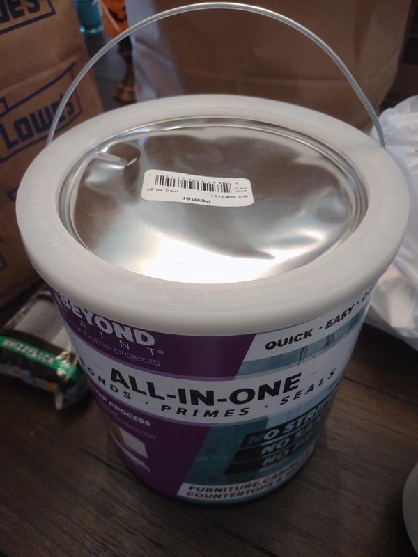 Beyond Paint Furniture, Cabinets and More All-in-one Refinishing Paint  Gallon, No Stripping, Sanding or Priming Needed, Pewter - Yahoo Shopping