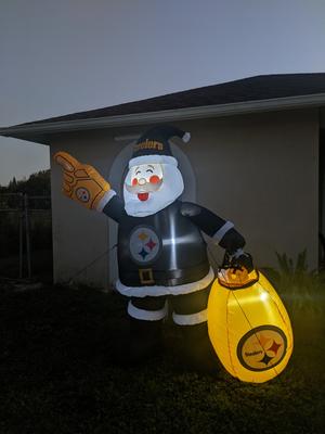 Boelter Brands Pittsburgh Steelers 7-ft Lighted Snowman Christmas