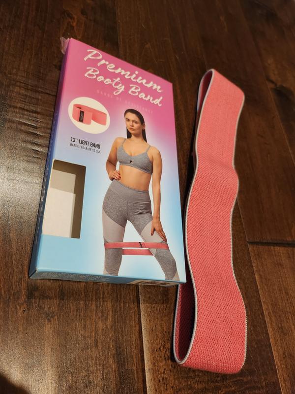 FormFit FF PK Pre Booty Band Pink Resistance Band for Lower Body 10 lb to 30 lb Medium Tension Level Non Slip Polyester Latex Free in the Resistance Bands department at Lowes