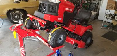 Craftsman lawn mower online lift