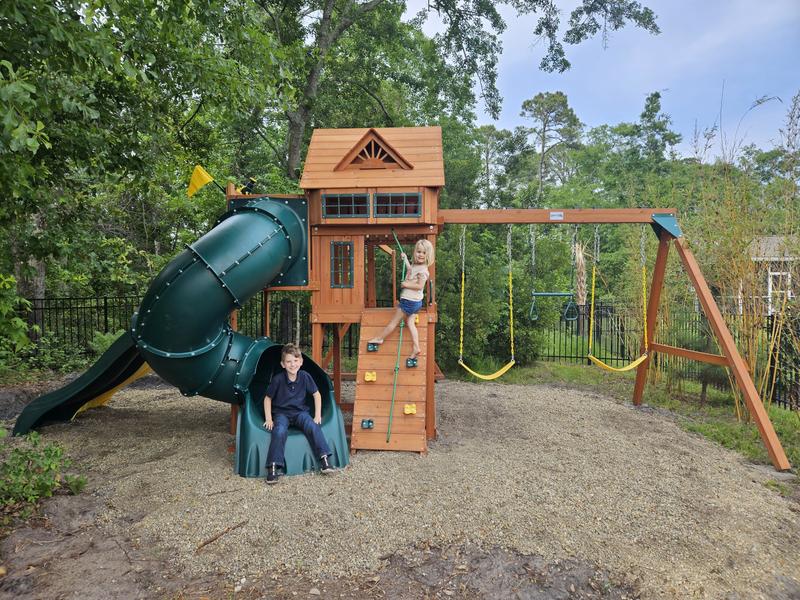 Gorilla playsets fort highlander residential sale wood playset