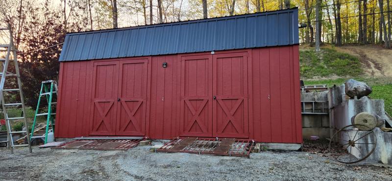 Do it Best Latex Flat Exterior Barn Paint, Red, 1 Gal. W60R00831-16, 1 -  Kroger