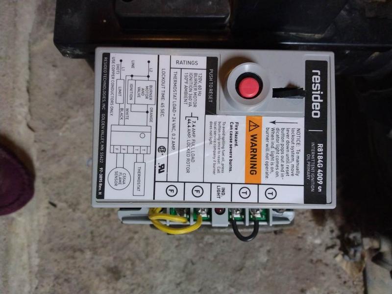 Reset Button Heating Oil Burner Honeywell R8184G4082 Protectorelay