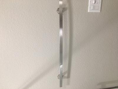 Jacuzzi Lyndsay 24 in Brushed Nickel Wall Mount Single Towel Bar