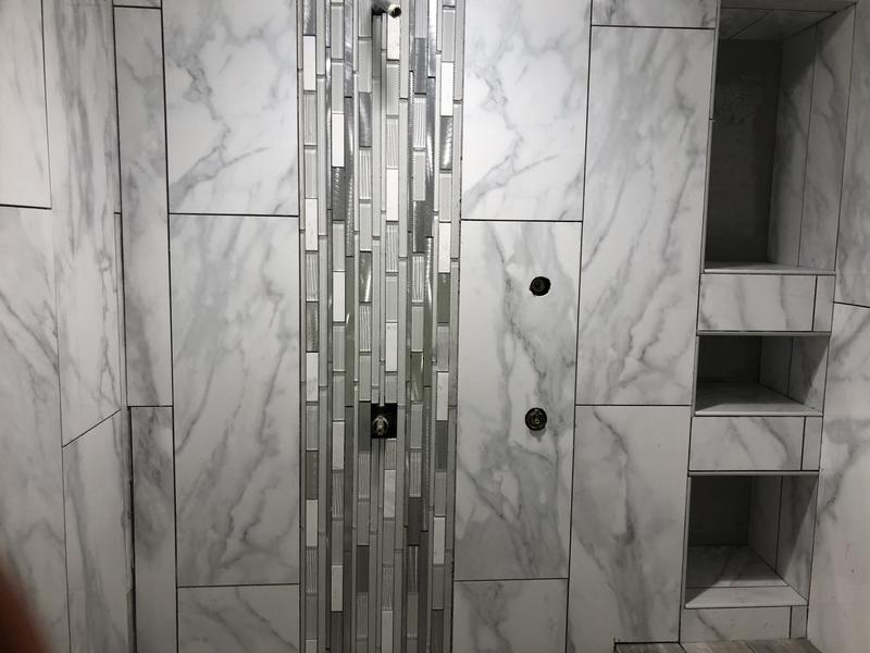 Satori Statuario Novello Motion 12-in x 24-in Glossy Ceramic Marble Look Wall Tile (1.93-sq. ft/ Piece)