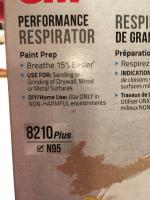 3m disposable respirators advanced filter paint prep 20 masks n95