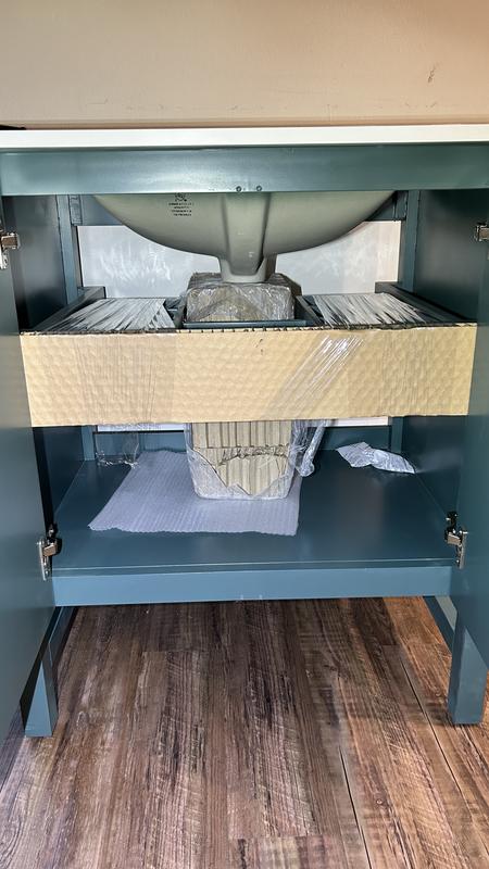 Origin 21 Lolli 48-in Everglade Green Undermount Single Sink Origin 21 Lolli 48-in Everglade Green Undermount Single Sink