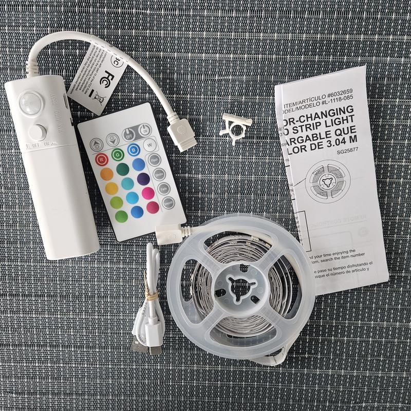 Utilitech Indoor 9.8-ft LED Multicolor Tape Light in the Decorative ...