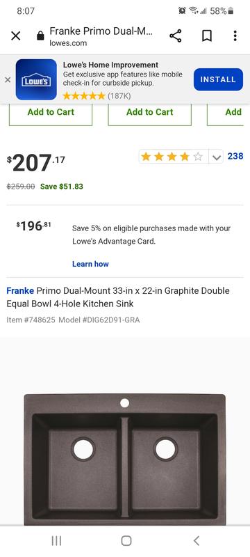 Franke Primo 33-in x 22-in Shadow Grey Double Equal Bowl Drop-In or Undermount 1-Hole Commercial/Residential Kitchen Sink Franke Primo 33-in x 22-in Shadow Grey Double Equal Bowl Drop-In or Undermount 1-Hole Commercial/Residential Kitchen Sink