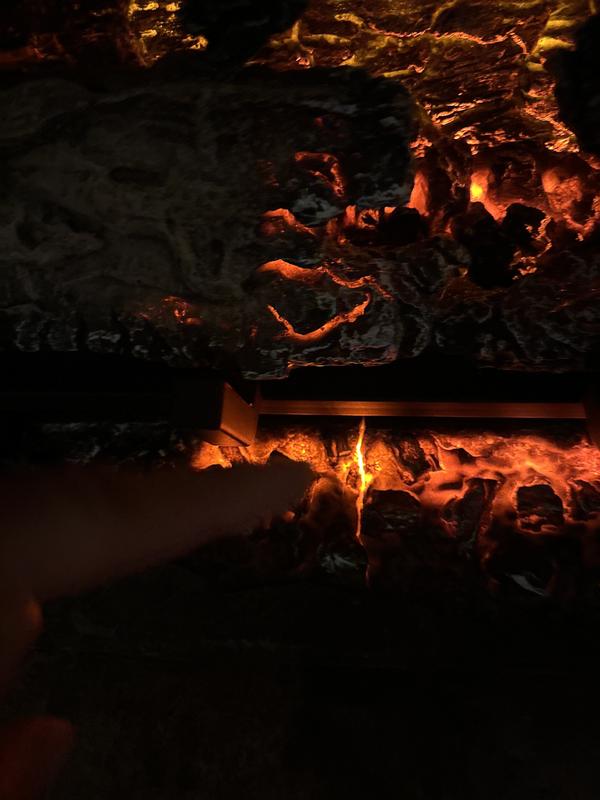 NAPOLEON 27-in W 5000-BTU Black Electric Fireplace Logs and