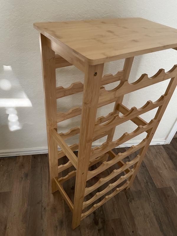 ClosetMaid 28-Bottle Tan Wood Wine Rack 10000-00605 at Lowes.com