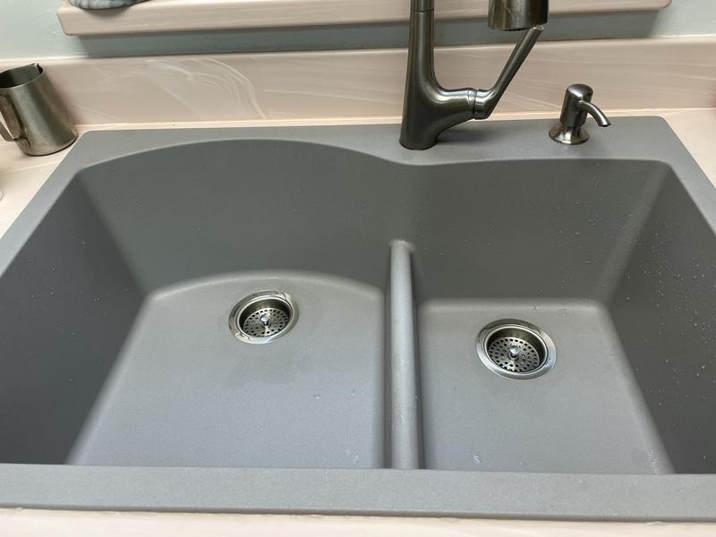 Elkay Quartz Classic 33 inch Drop-In Sink - Greystone ELGAD3322PDGS0