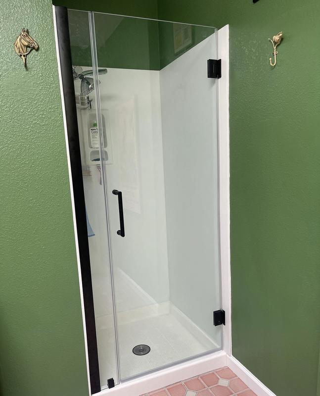 Free Standing Shower Screen 39½ x 76¾ , SKU: LB00112