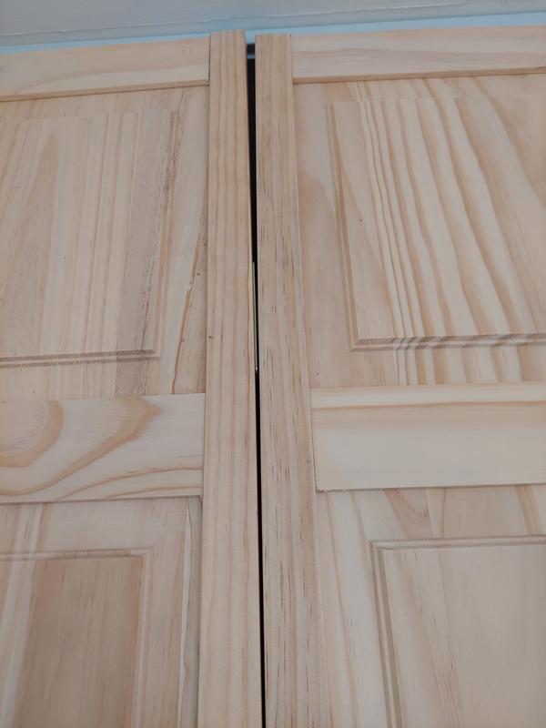 Kimberly Bay Closet Door Bi-Fold 6-Panel Style Solid Wood 96x24